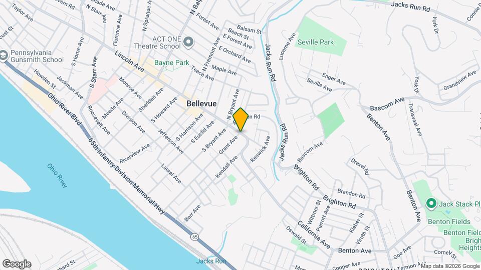 205 Lincoln Ave Map and Location Details