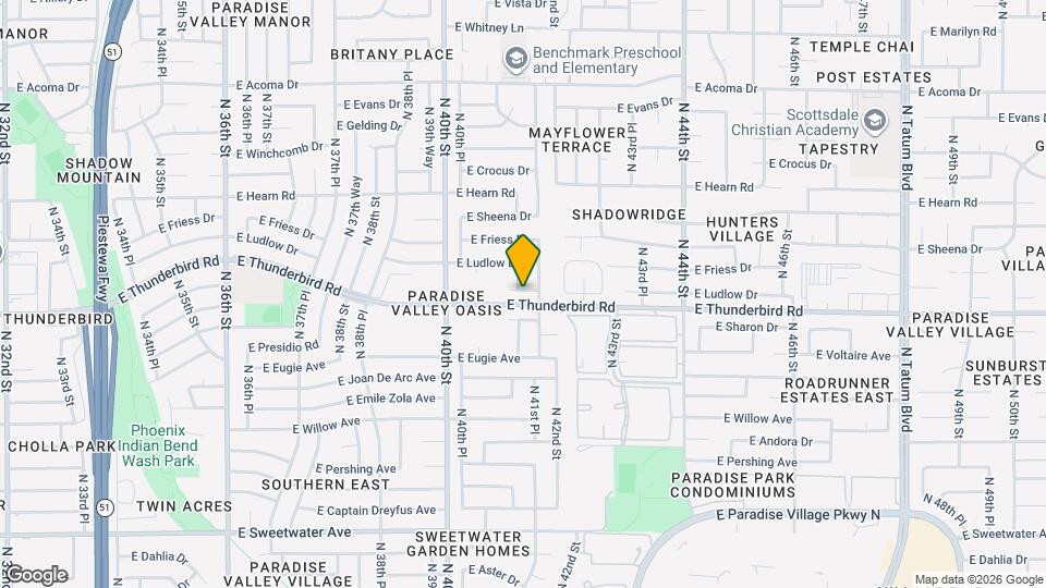 4101 E Calavar Rd Mapa y Detalles de la Ubicación