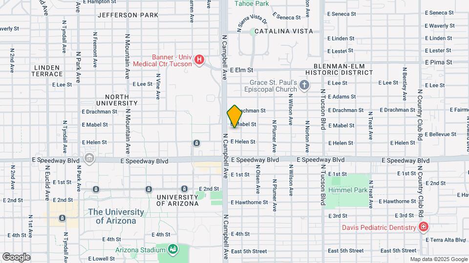 1241 N Norris Ave Map and Location Details