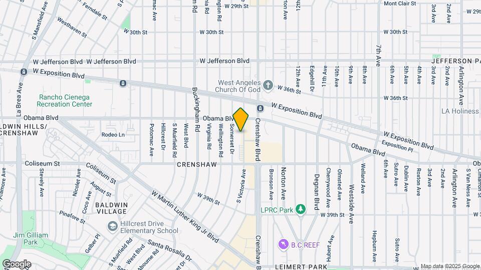 4 Units in Leimert Park Map and Location Details