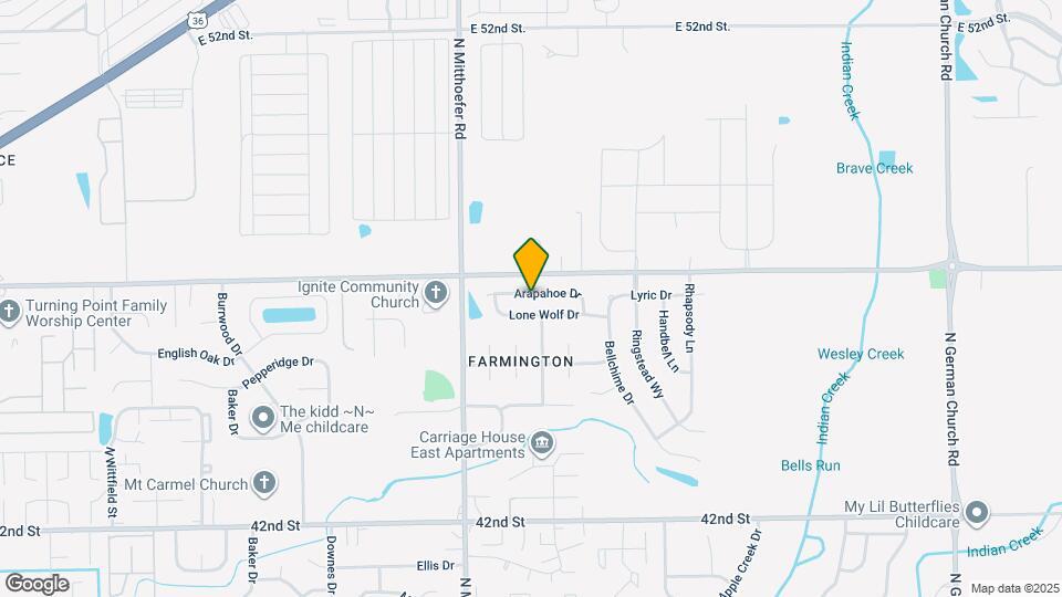 10129 Arapahoe Dr Map and Location Details