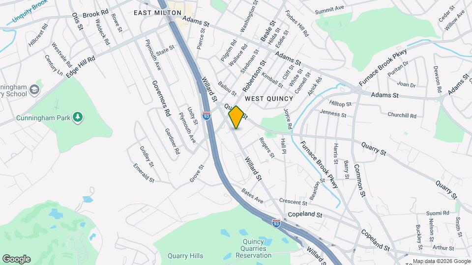 139 Willard St Map and Location Details