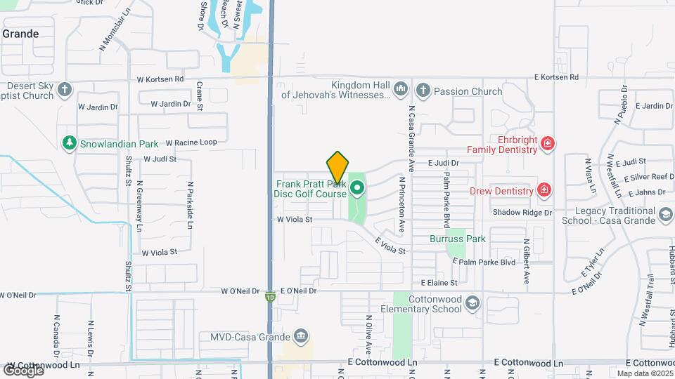 1851 N Center Ave Map and Location Details