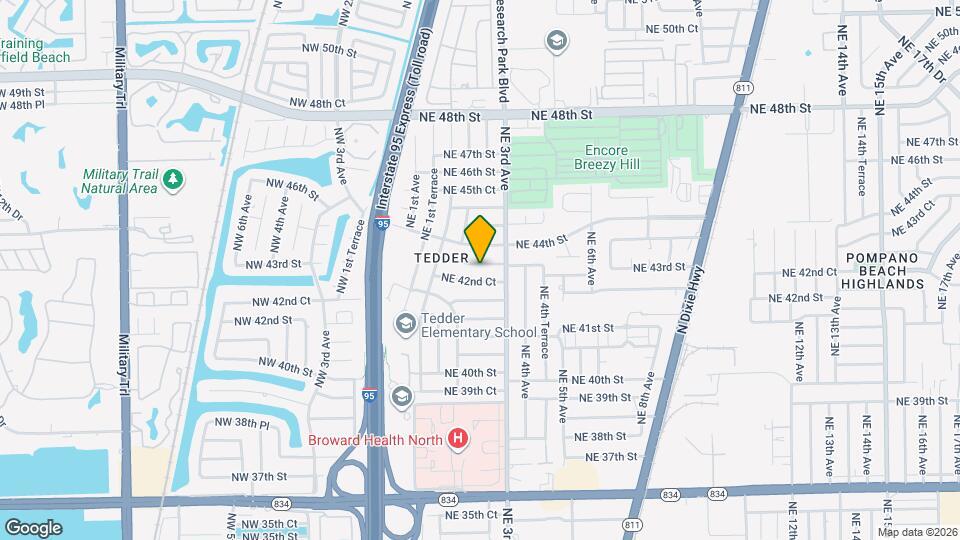 260 NE 43rd St Map and Location Details