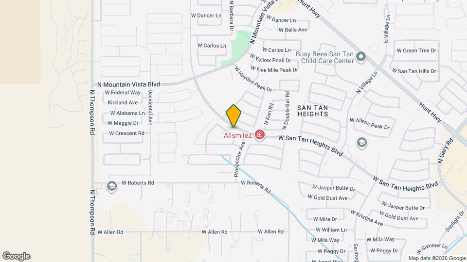 3560 W Mesquite Ave Map and Location Details