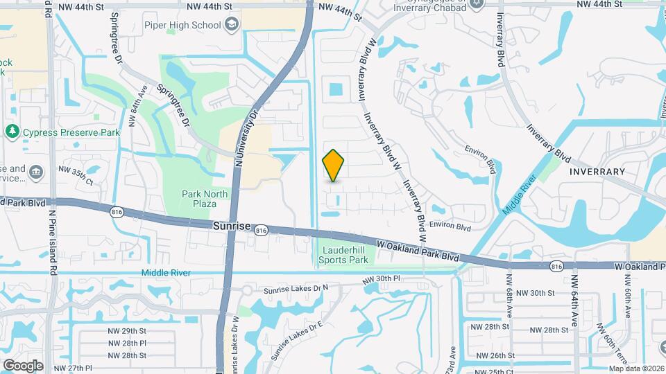 7478 NW 34th St Map and Location Details