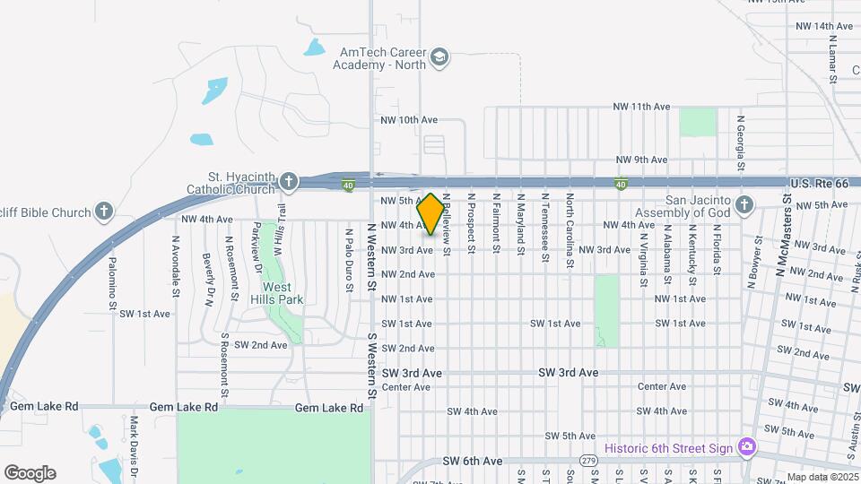 302 N Forest St Map and Location Details