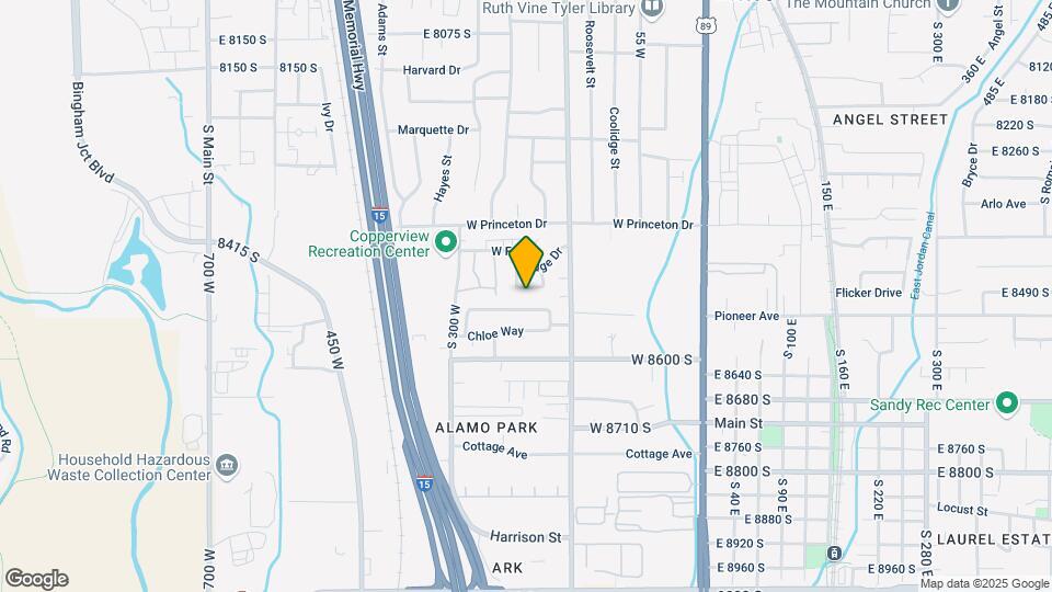 205 W 8480 S Map and Location Details