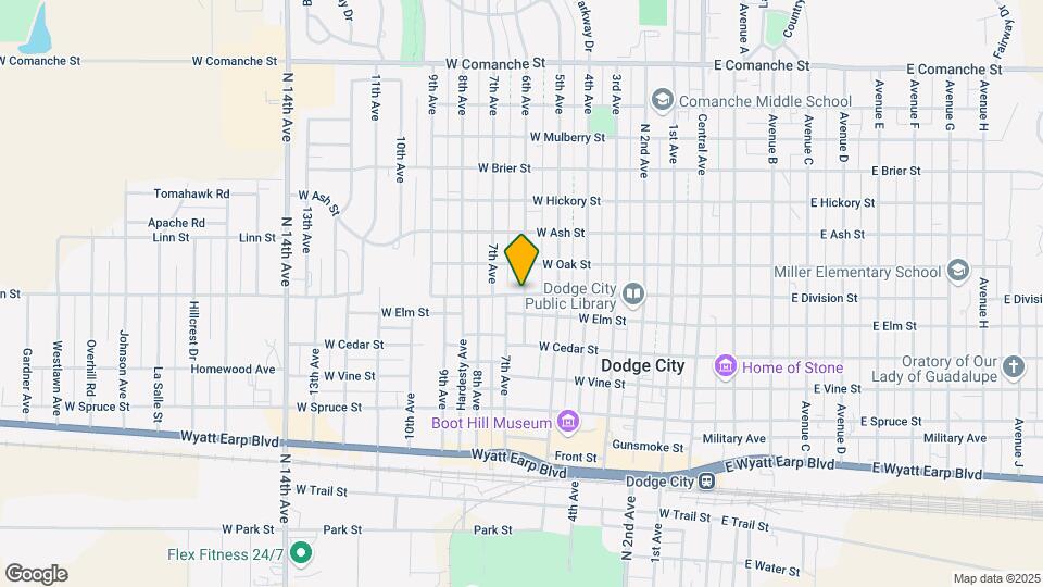 Trinity Center Retirement Apartments Map and Location Details