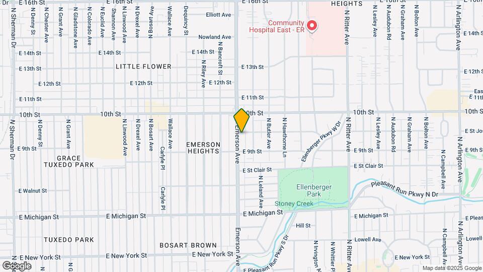 841 N Emerson Ave Map and Location Details