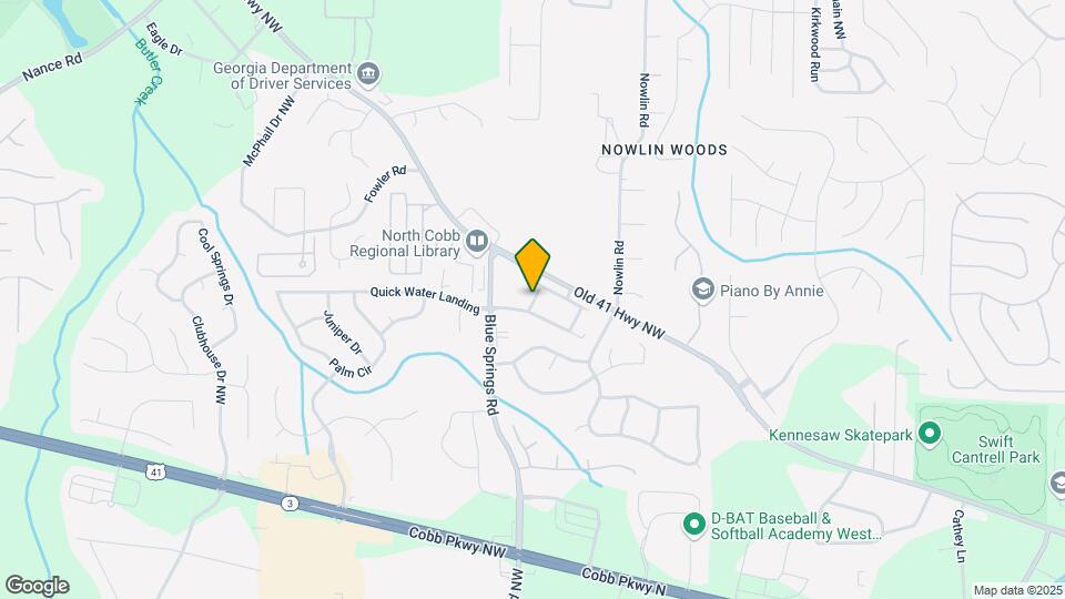 3609 Silver Brooke Ln Map and Location Details
