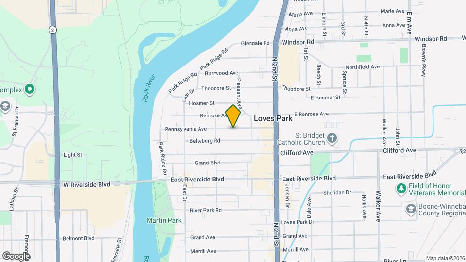 327 Pennsylvania Ave Map and Location Details