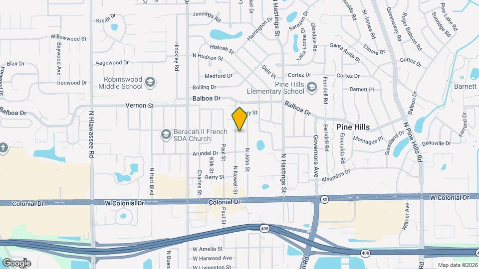 1215 N Nowell St Map and Location Details