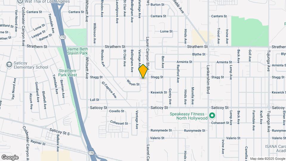 7745 Laurel Canyon Blvd. Map and Location Details