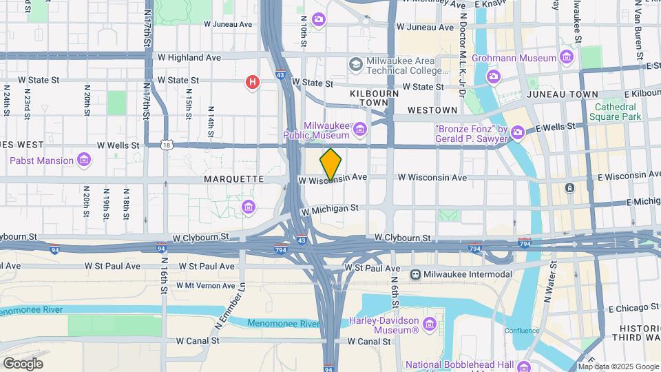 825 W Wisconsin Ave Map and Location Details