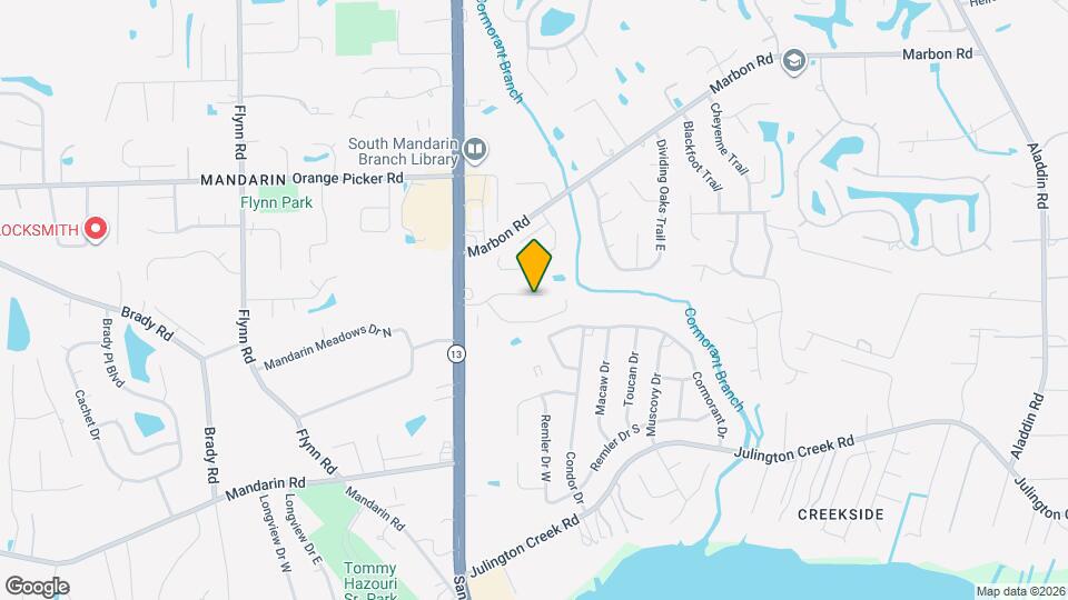 3110 Paddle Creek Dr Map and Location Details