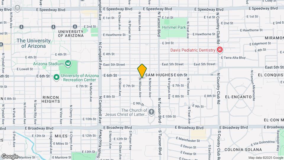 428 N Wilson Ave Map and Location Details