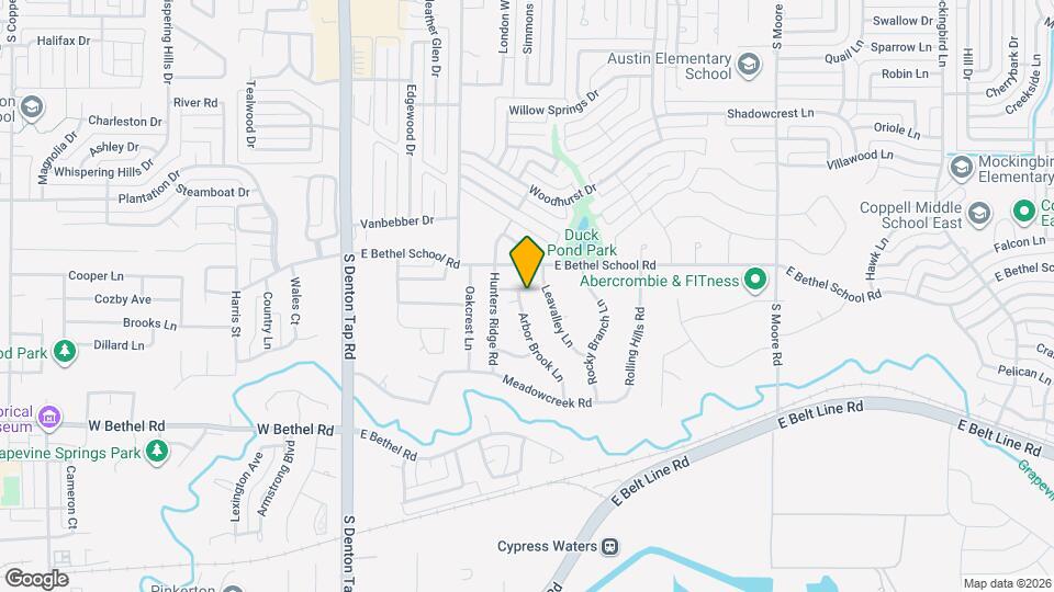 512 Arbor Brook Ln Map and Location Details