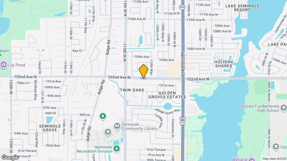 11128 102nd Ave Map and Location Details