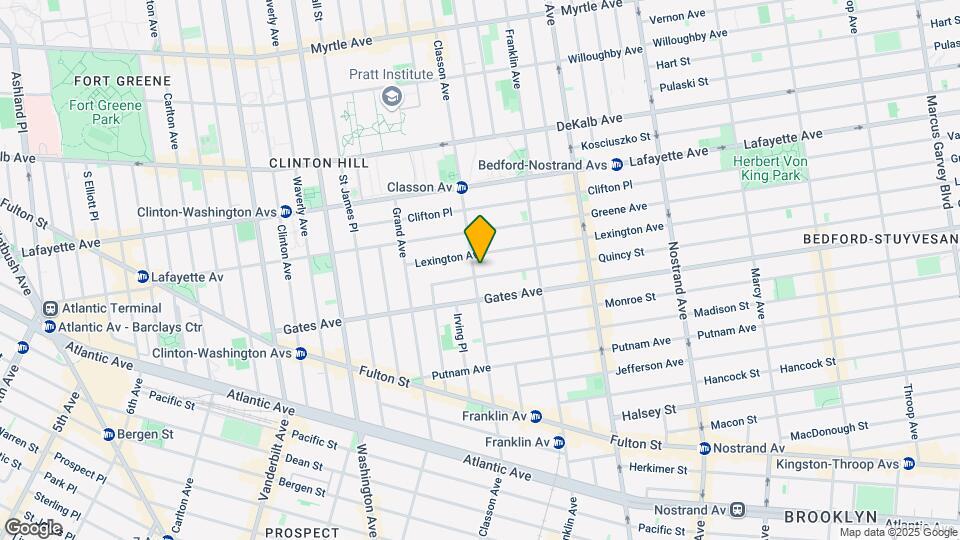 431 Classon Ave Mapa y Detalles de la Ubicación