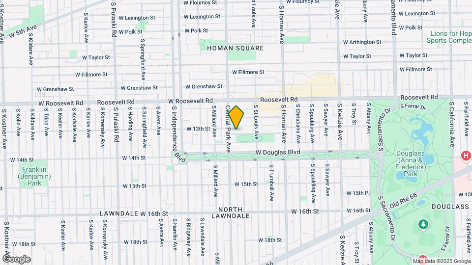 3548 W 13th Pl Map and Location Details