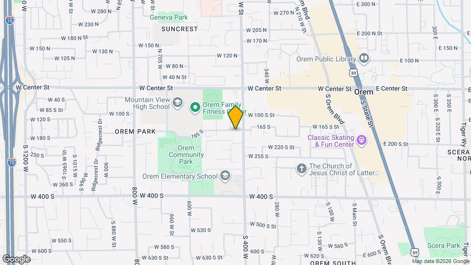 433 W 165 S St Map and Location Details