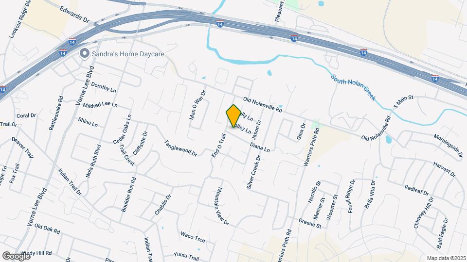 1805 Diana Ln Map and Location Details