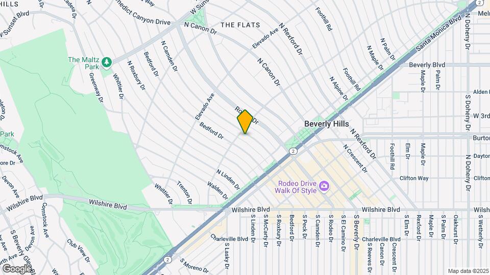 525 N Camden Dr Map and Location Details