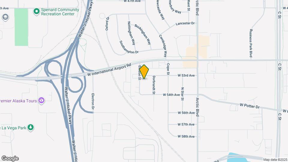 5303 Eielson St Map and Location Details