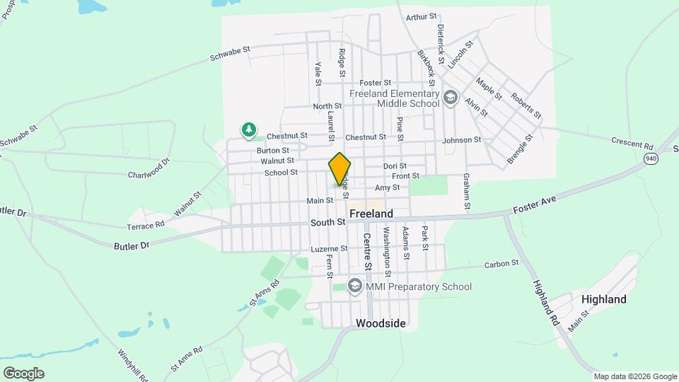 620 Ridge St Map and Location Details