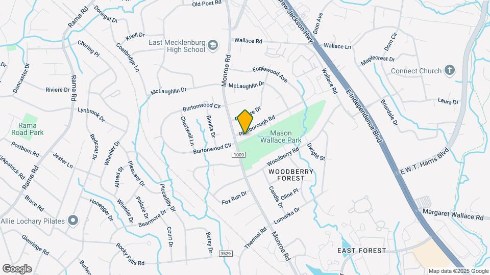 1049 Pineborough Rd Map and Location Details