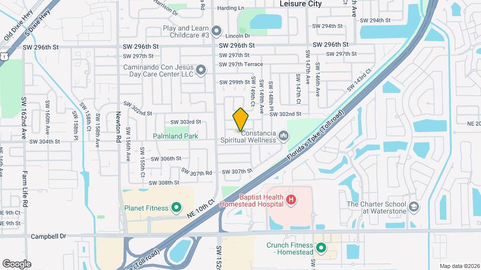 14971 SW 304th St Map and Location Details