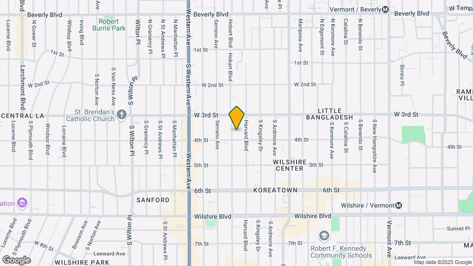 344 S Hobart Blvd Map and Location Details