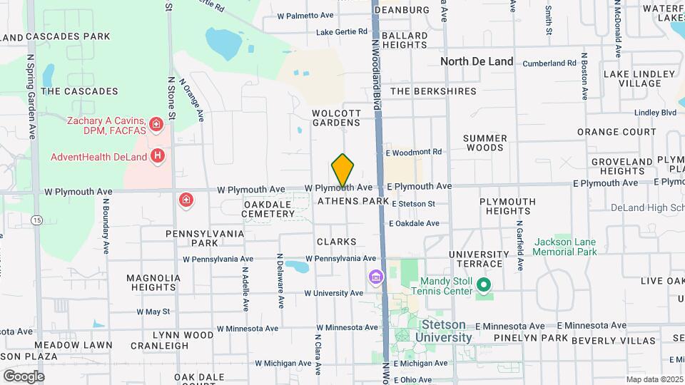 840 N Florida Ave Map and Location Details