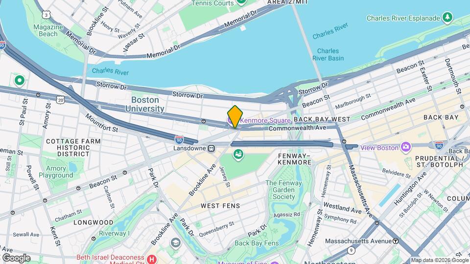651 Beacon St, Unit 42B Mapa y Detalles de la Ubicación