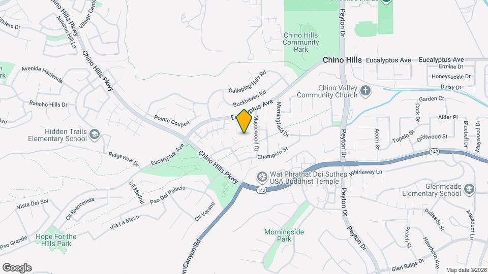 2911 Hawk Rd Map and Location Details