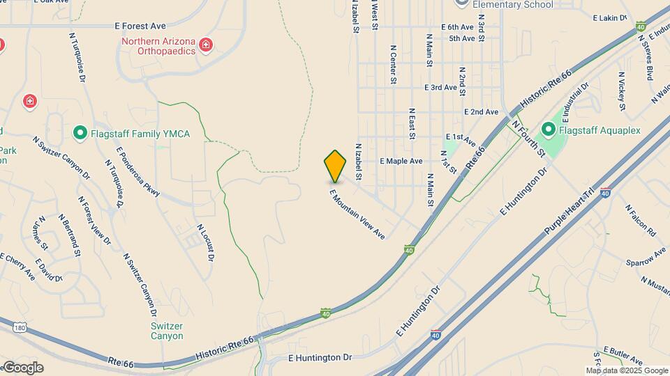 1632 E Mountain View Ave Map and Location Details