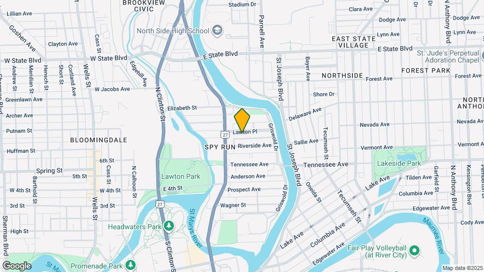 616 Lawton Pl Map and Location Details