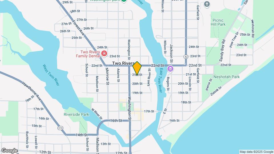 1405 21st St Map and Location Details