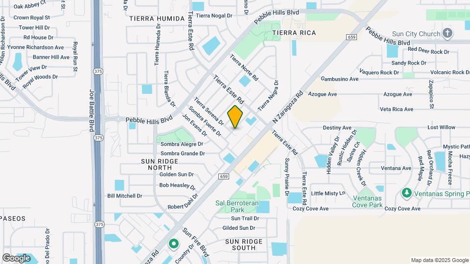 12521 Tierra Serena Dr Mapa y Detalles de la Ubicación