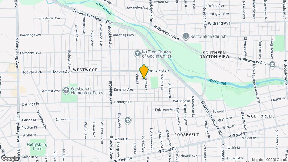 437 Lorenz Ave Map and Location Details