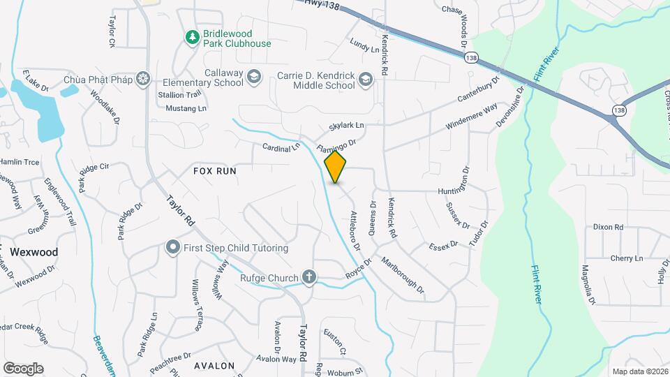 8153 Attleboro Dr Mapa y Detalles de la Ubicación