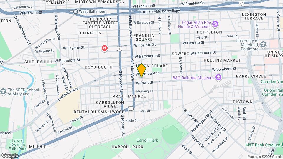 120 S Mount St Map and Location Details