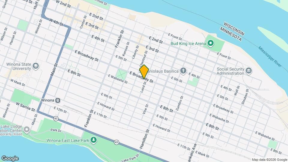 429 E Broadway St, Unit #6 Map and Location Details