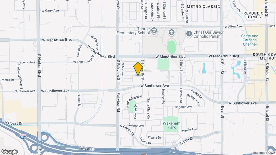 2620 W Aurora St Map and Location Details