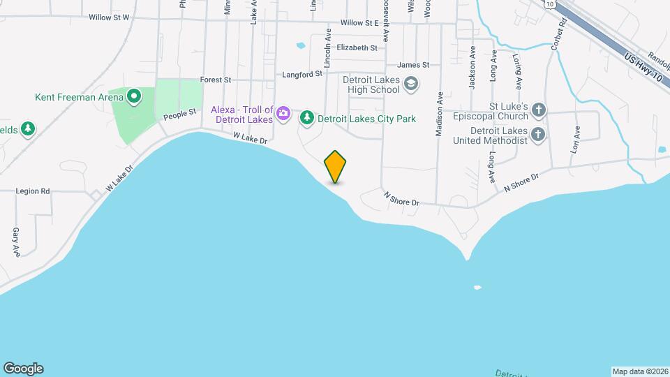 Edgewater Beach Club Map and Location Details