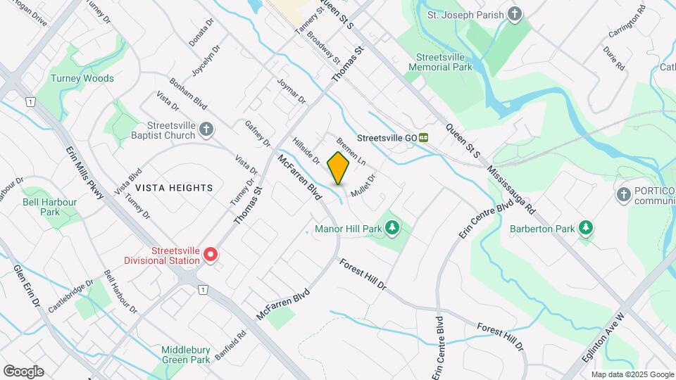 292 Hillside Dr Map and Location Details