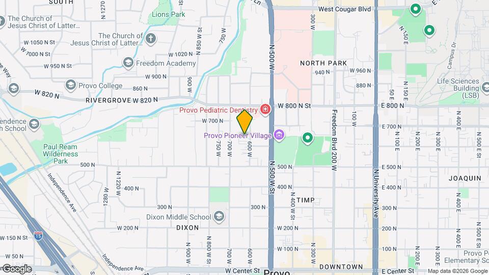 637 600 W Map and Location Details