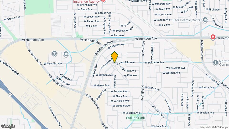 5742 W Palo Alto Ave Map and Location Details