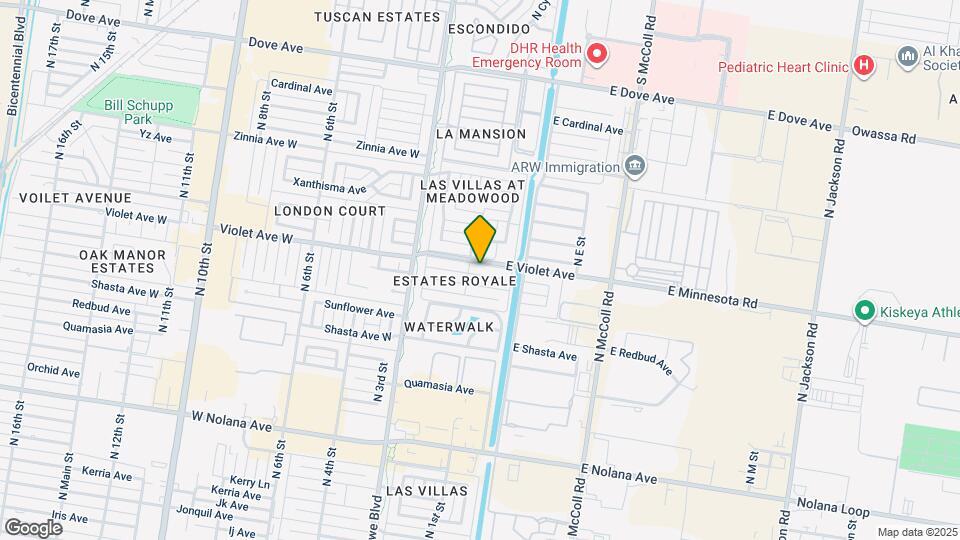 107 E Ulex Ave Map and Location Details